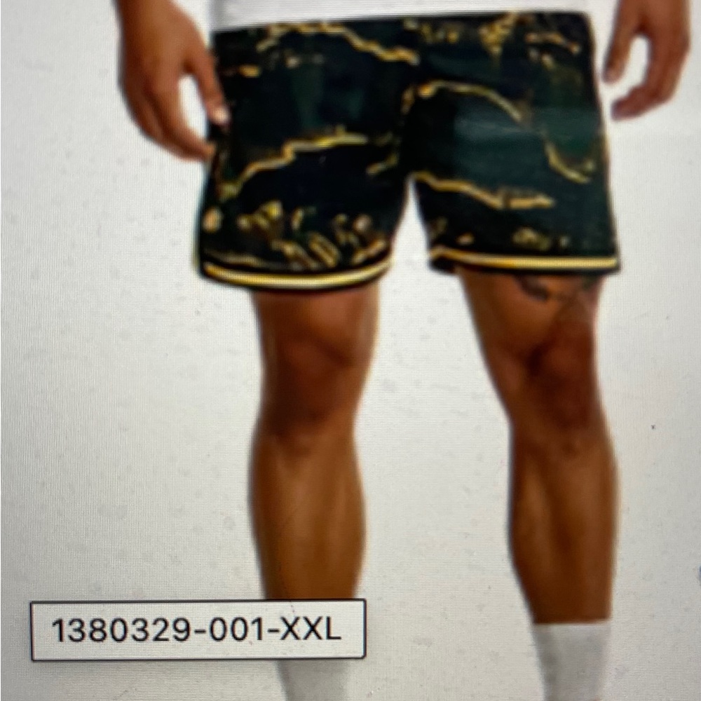 Under Armour Black and Gold Athletic Shorts